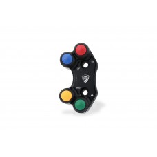 CNC Racing Left Hand Side Billet 4 Button RACE Switch for use with OE & Brembo RCS Brake Clutch Master Cylinders for Ducati Panigale V2
